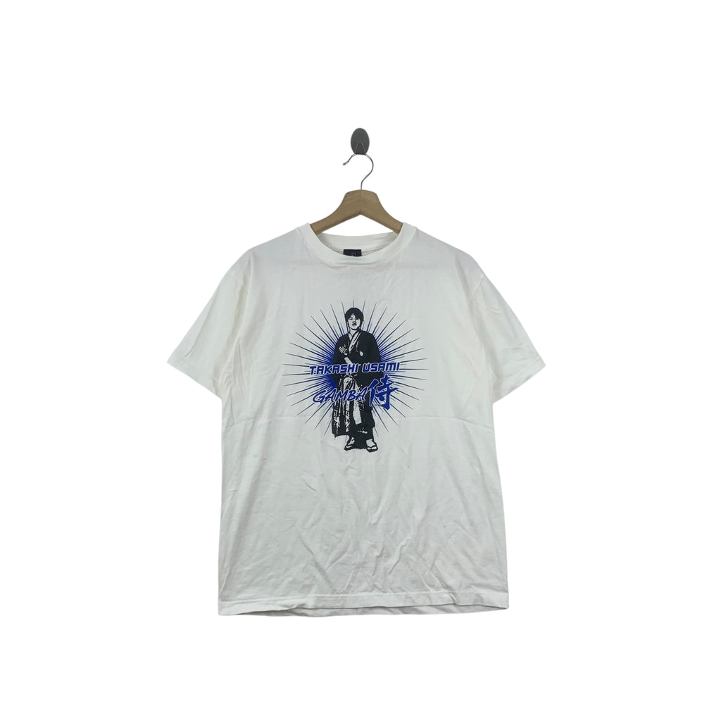 Vintage OFFICIAL MERCHANDISE J League x Takashi Usami Tee Shirt Top Gamba Osaka J League