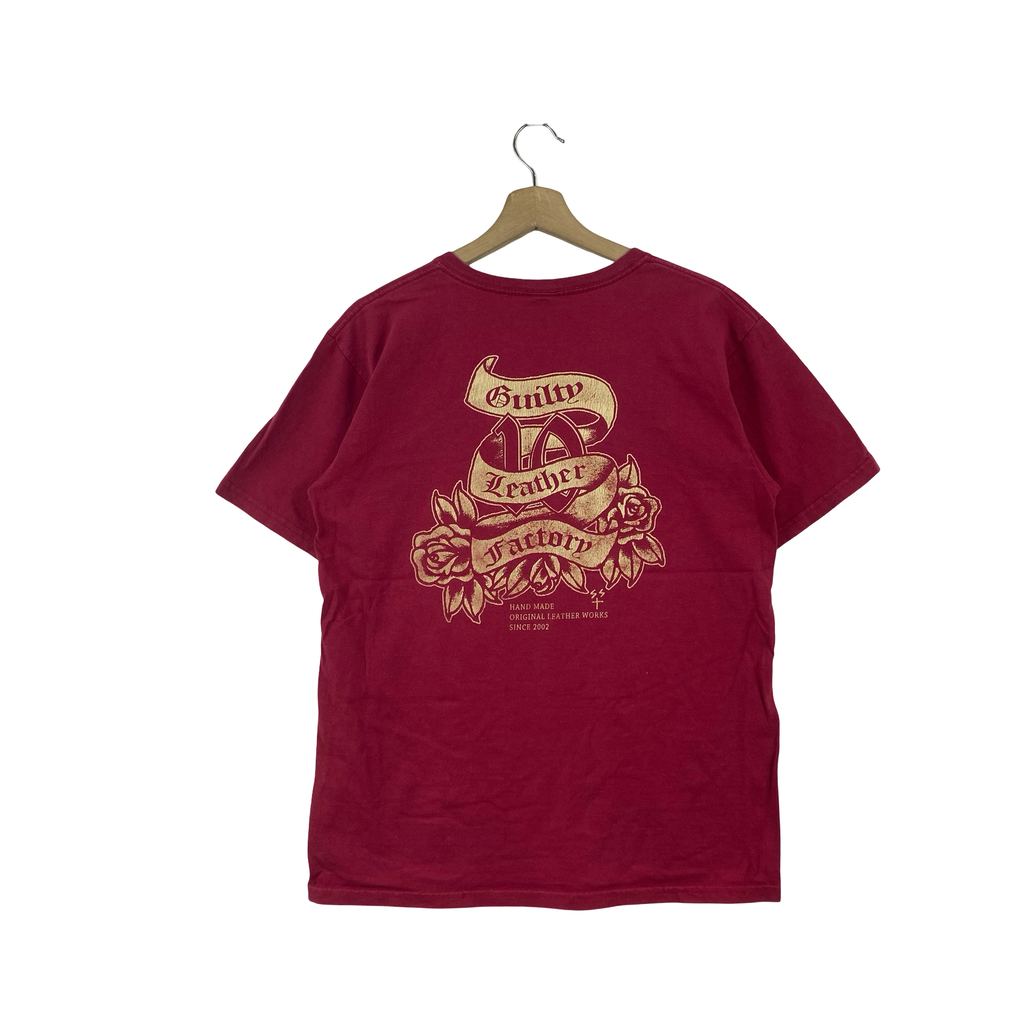 Vintage ANVIL 100TH Anniversary Crest Graphic Tee Shirt  Single Stitch