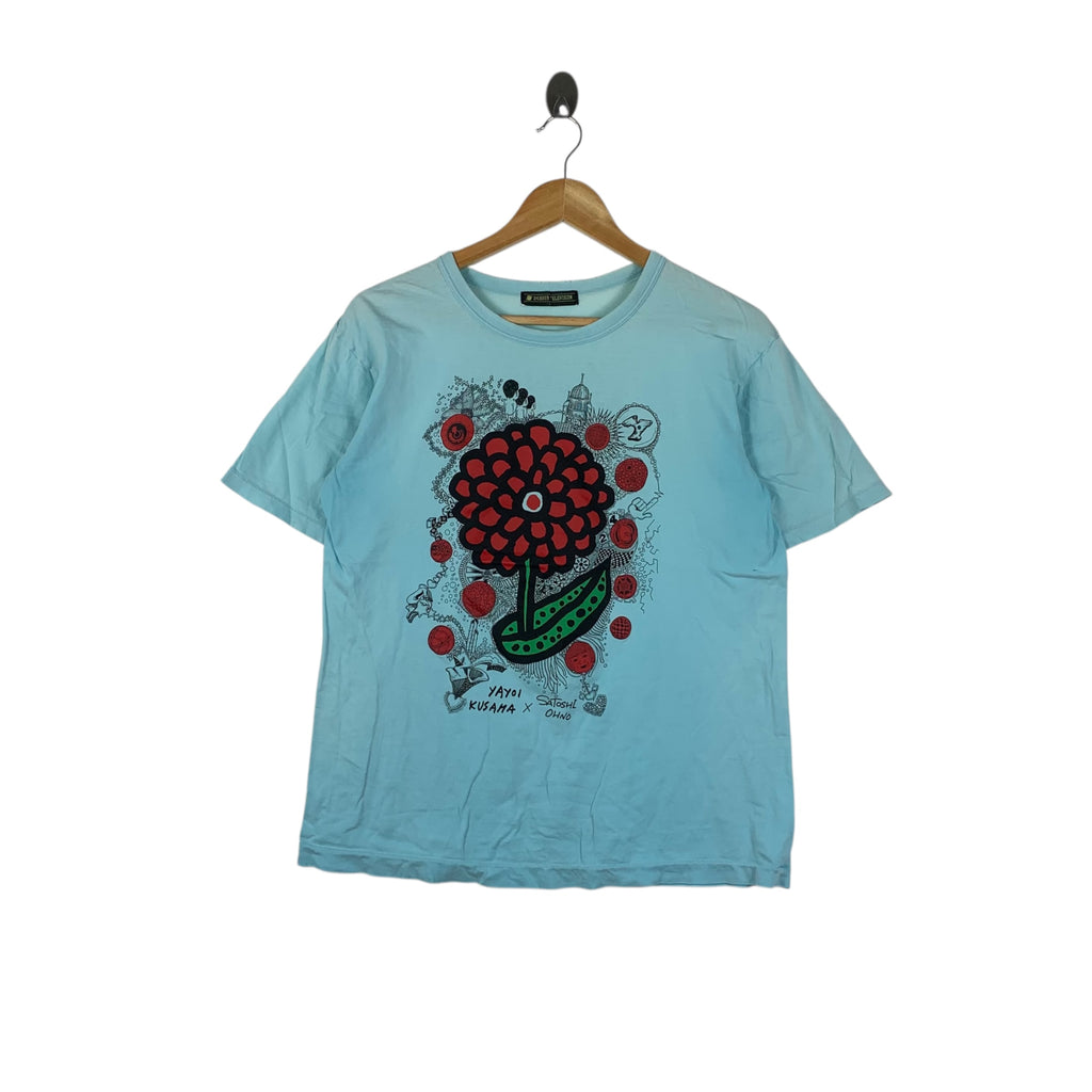 YAYOI KUSAMA x SATOSHI OHNO 24 Hour Television Tee Shirt Top Contemporary Artist