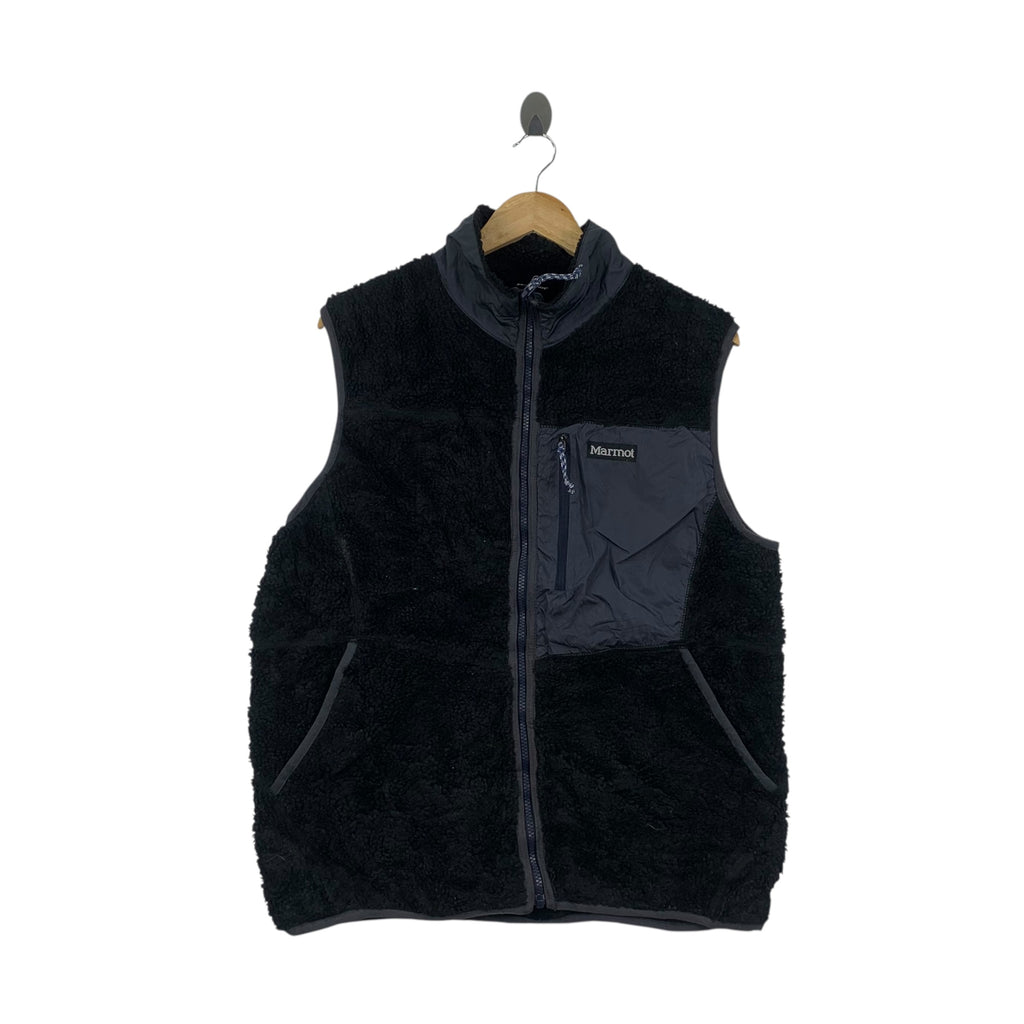 Vintage MARMOT x DESCENTE Sherpa Retro X Vest Jacket Windbreaker Outdoor
