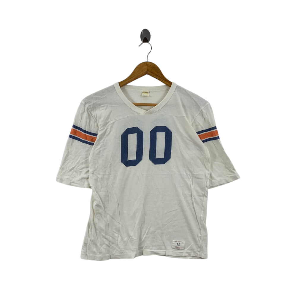 Vintage 2000 RUSSELL ATHLETIC Sportswear Tee Shirt Top Raglan 3 Quarter Sleeve