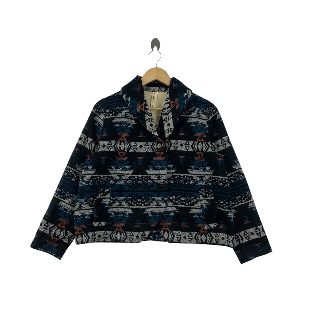 NIKO AND … JAPAN Aztec Navajo Native Pattern Collection Coat Jacket