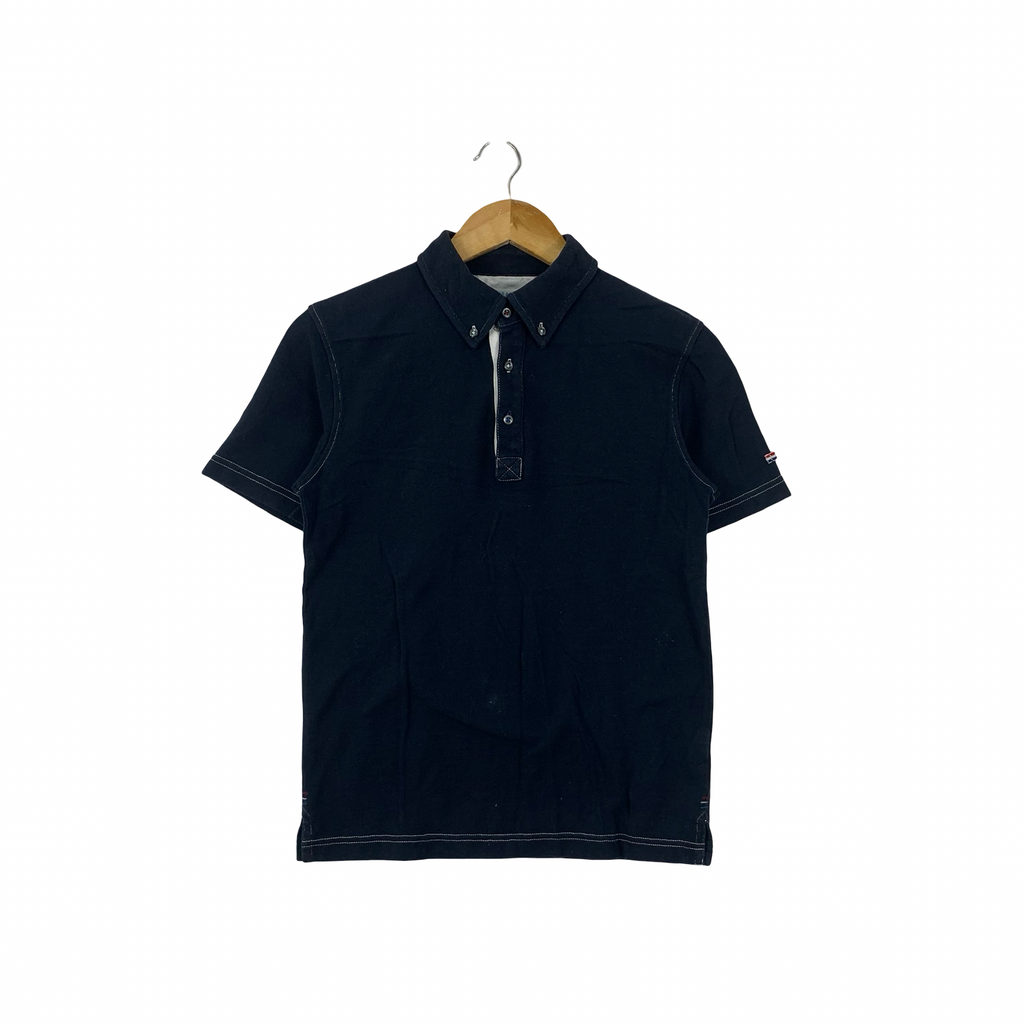 BEAMS PLUS LIGHTS Collection Minimalist Design Polo Tee Shirt Top