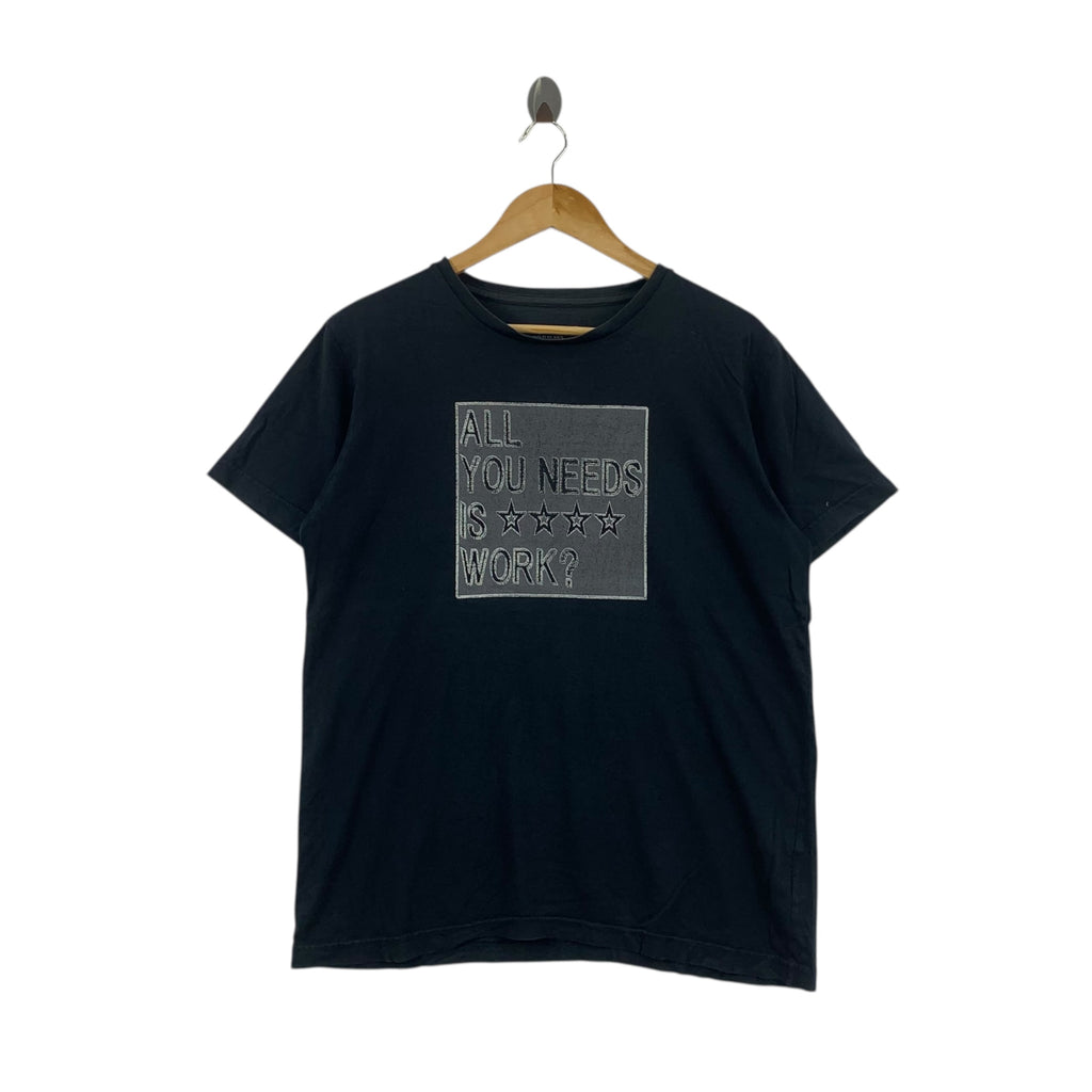 BURNER JAPAN STREETWEAR Pure Soul Dont Need Work Tee Shirt Top Brain Wash Society