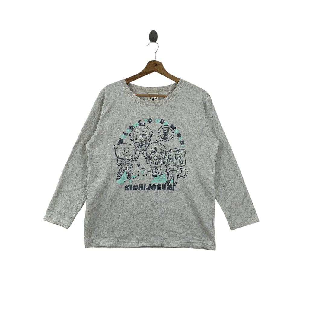NICHIJO GUMI Japanese R Group Minecraft Sweatshirt Sweater Pullover Jumper