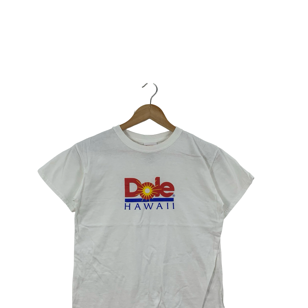 Vintage DOLE HAWAII Vacation Tee Shirt Top Made In Haiti Beach Island