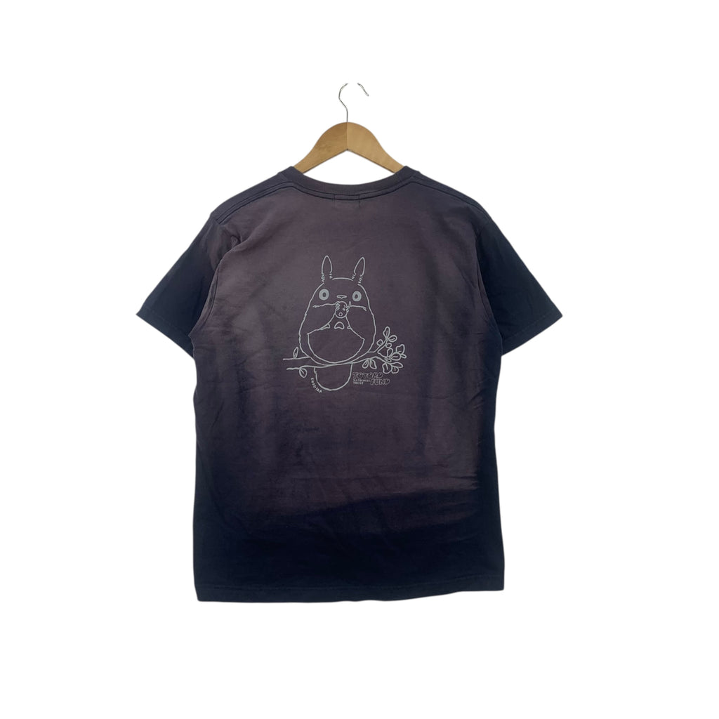 Vintage MY NEIGHBOR TOTORO Studio Ghibli Distress Tee Shirt Top Thrashed Hayao anime
