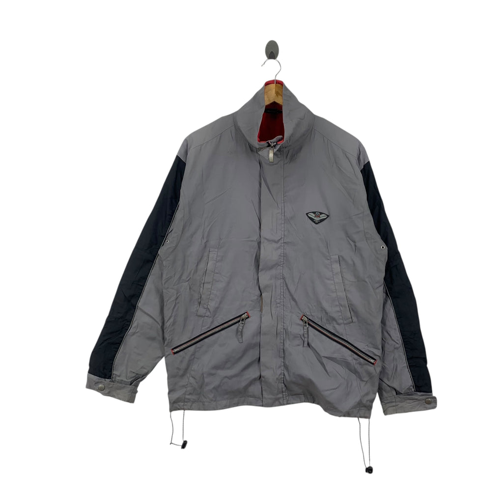 Vintage MERCEDES BENZ FORMULA 1 Racing Team Jacket Parka Windbreaker Crew Drive Engineer