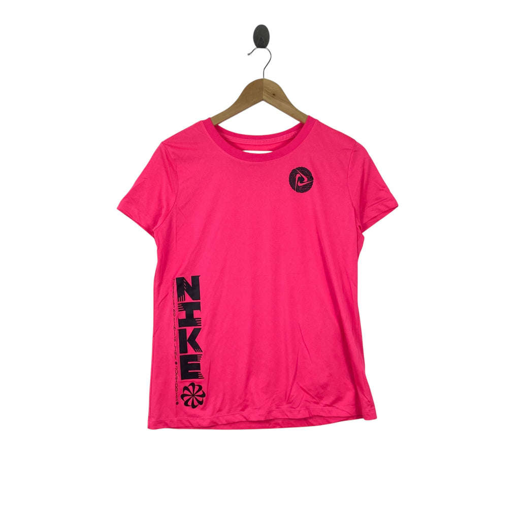 NIKE DRI-FIT Running Training T-Shirt Performance Activewear Sports