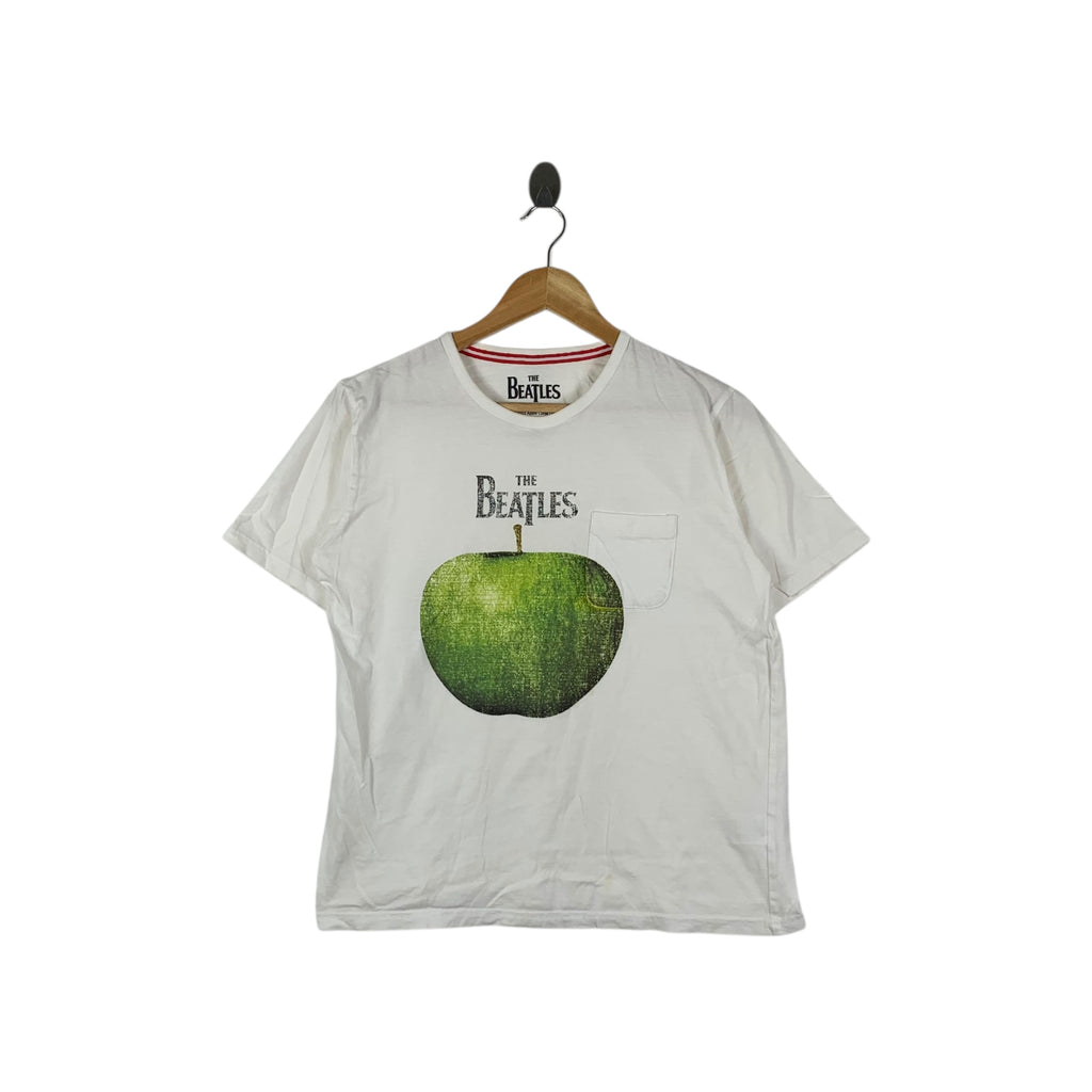 THE BEATLES x GLOBAL WORK 2013 Collection Apple Tee Shirt Top Album Band Promo