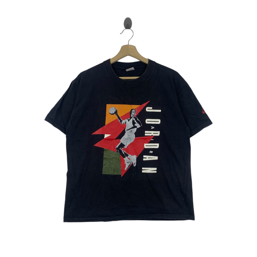 Vintage 90’ NIKE MICHAEL JORDAN Air Collection Basketball Tee Shirt Top Chicago Bulls NBA