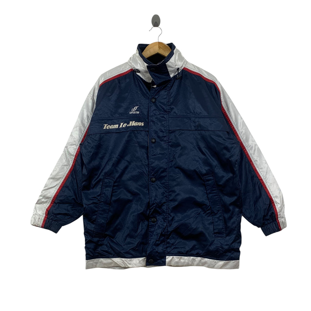 Vintage MIZUNO TEAM LE MANS Race Car Breath Thermo Jacket Windbreaker