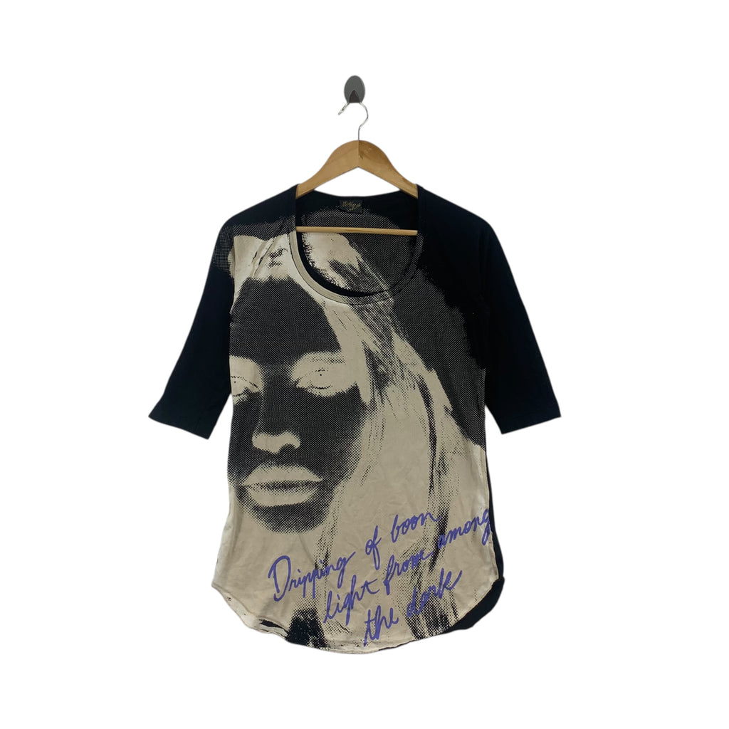 RNA JAPAN FOTOFOLIO Negative Photography Punk Tee Shirt Top Avant Garde