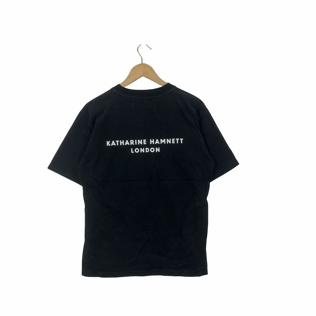 KATHARINE HAMNETT LONDON British Fashion Designer Tee Shirt Top