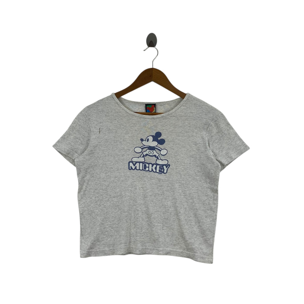 Vintage DISNEY MICKEY MOUSE Jerry Leigh California Tee Shirt Top Cartoon Movie
