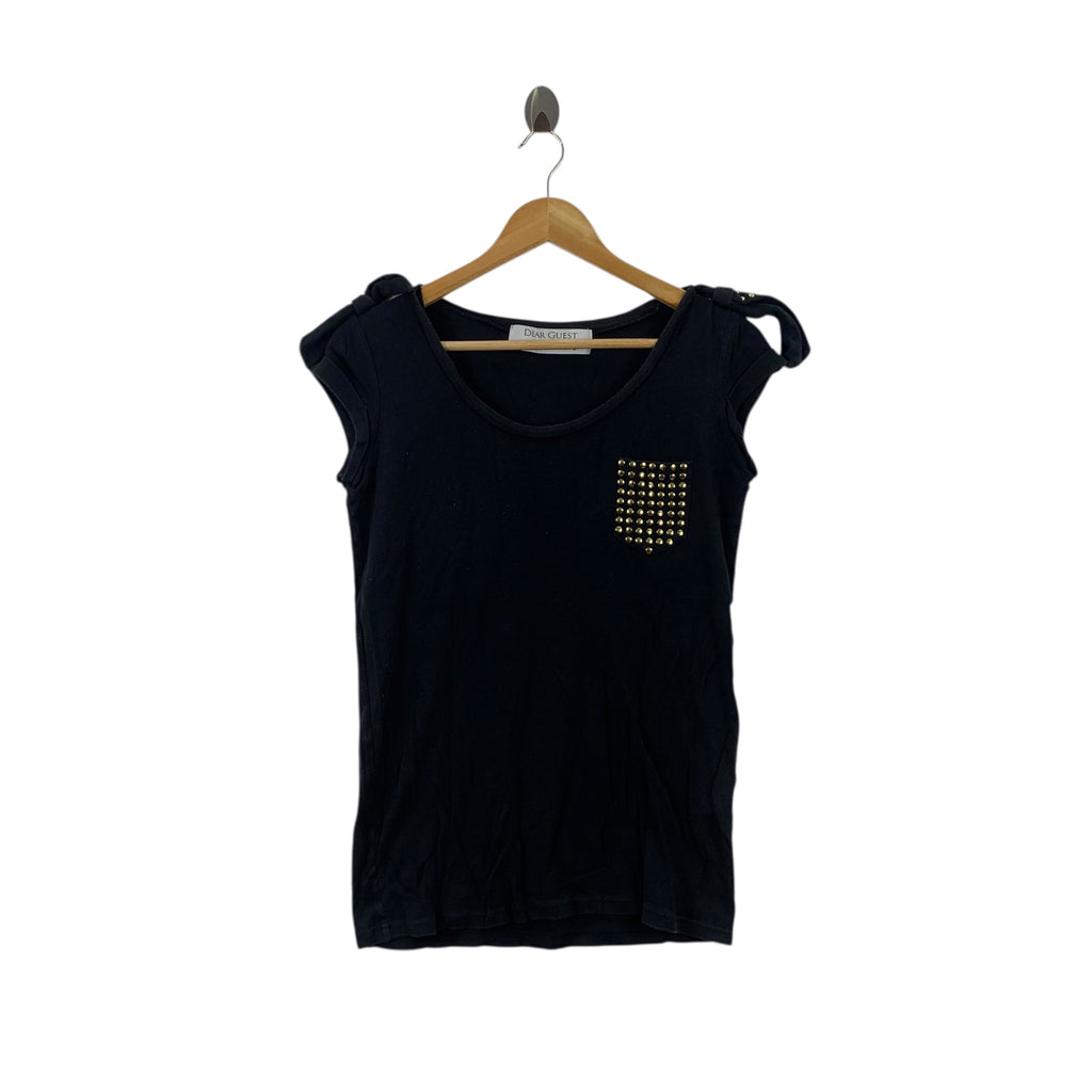 DEAR GUEST PROJECT x United Arrows Japan Bling Tank Top Tee Shirt Green Label Relaxing
