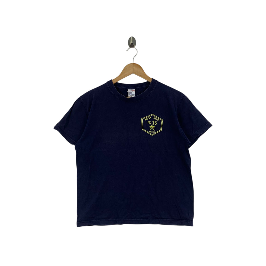 RESCUE SQUAD YOKOTA Fire Emergency Services  Tee Shirt Top Defend