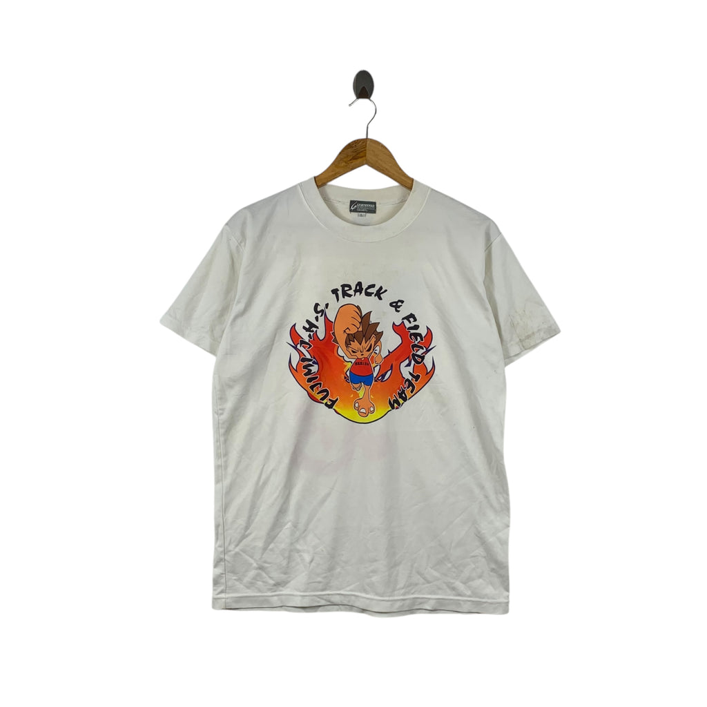 Vintage CRAMERPRO FUJIMI JAPAN Track Field Tee Shirt Top Anime Manga