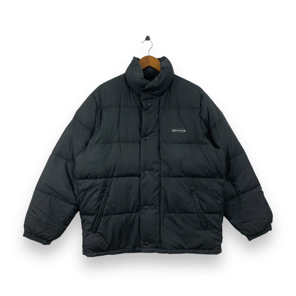 Vintage CONVERSE ALL STAR Puffer Winter Outdoor Parka Jacket Windbreaker American Generation Series
