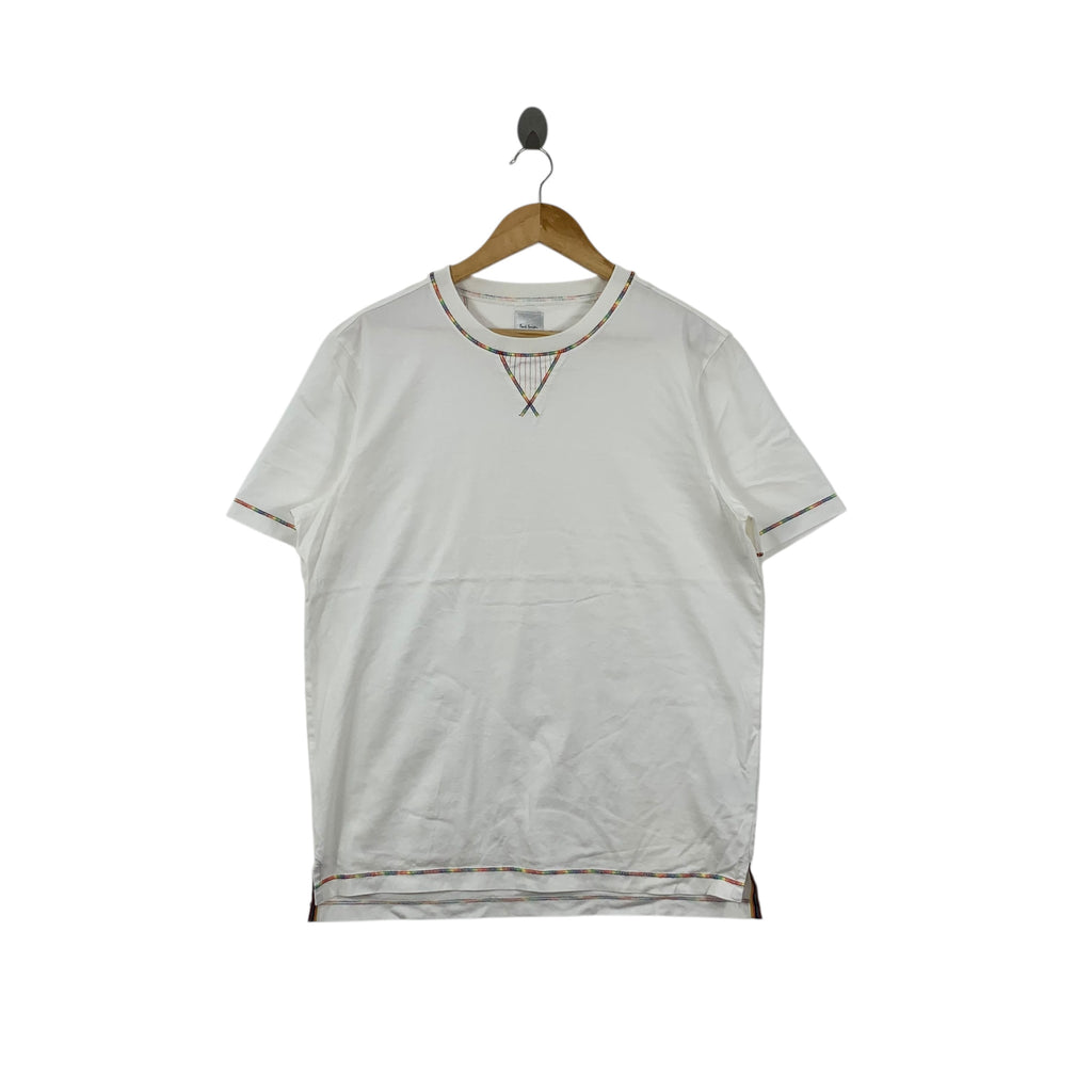 Vintage PAUL SMITH LONDON Minimalist Design Ringer Tee Shirt Top Designer