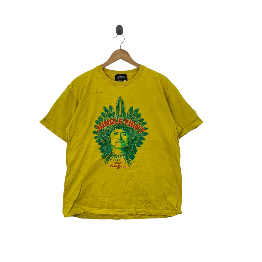 TWOPLATOONS Jungle Fight Inoki Bom Ba Ye Tee Shirt Top Japanese Wrestling