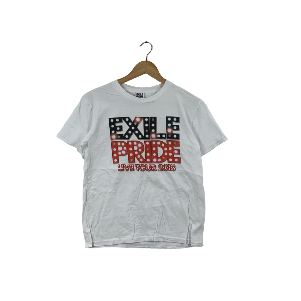 EXILE PRIDE Live Tour 2013 Official Merchandise Tee Shirt Top Backhit