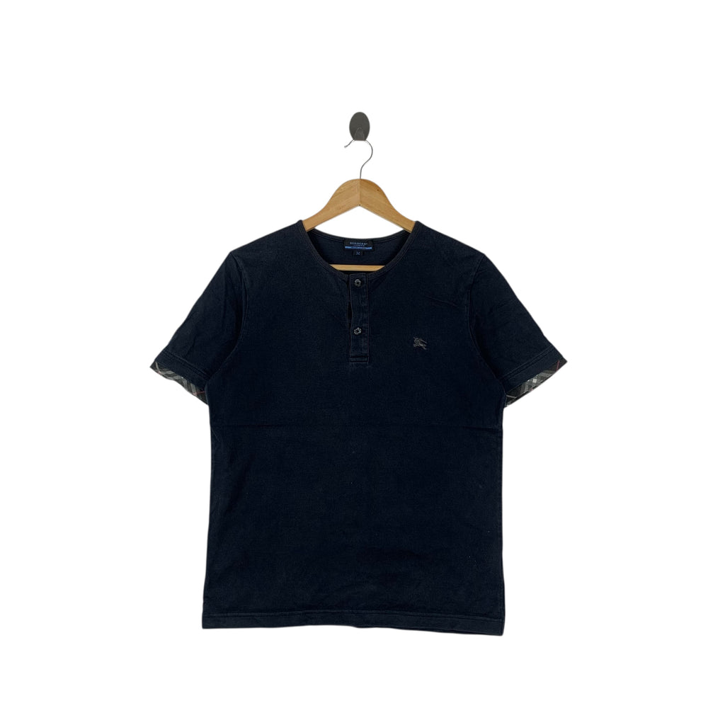 BURBERRY LONDON Blue Label Collection Nova Checks Tee Shirt Top Henley Prorsum