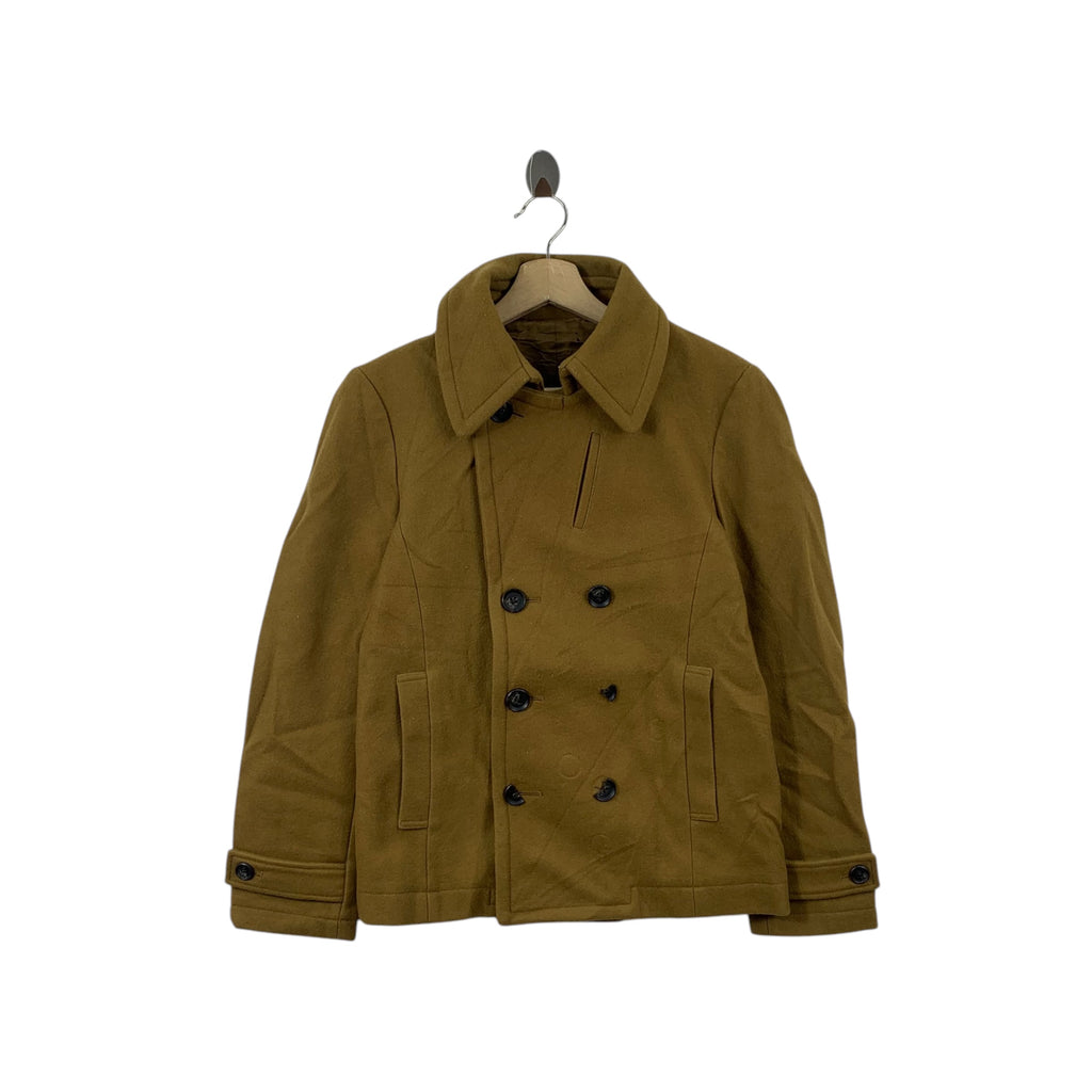 Vintage STUDIOUS DAISUKE MIYAKAWA Japan Brown Peacoat Coat Heavy Jacket