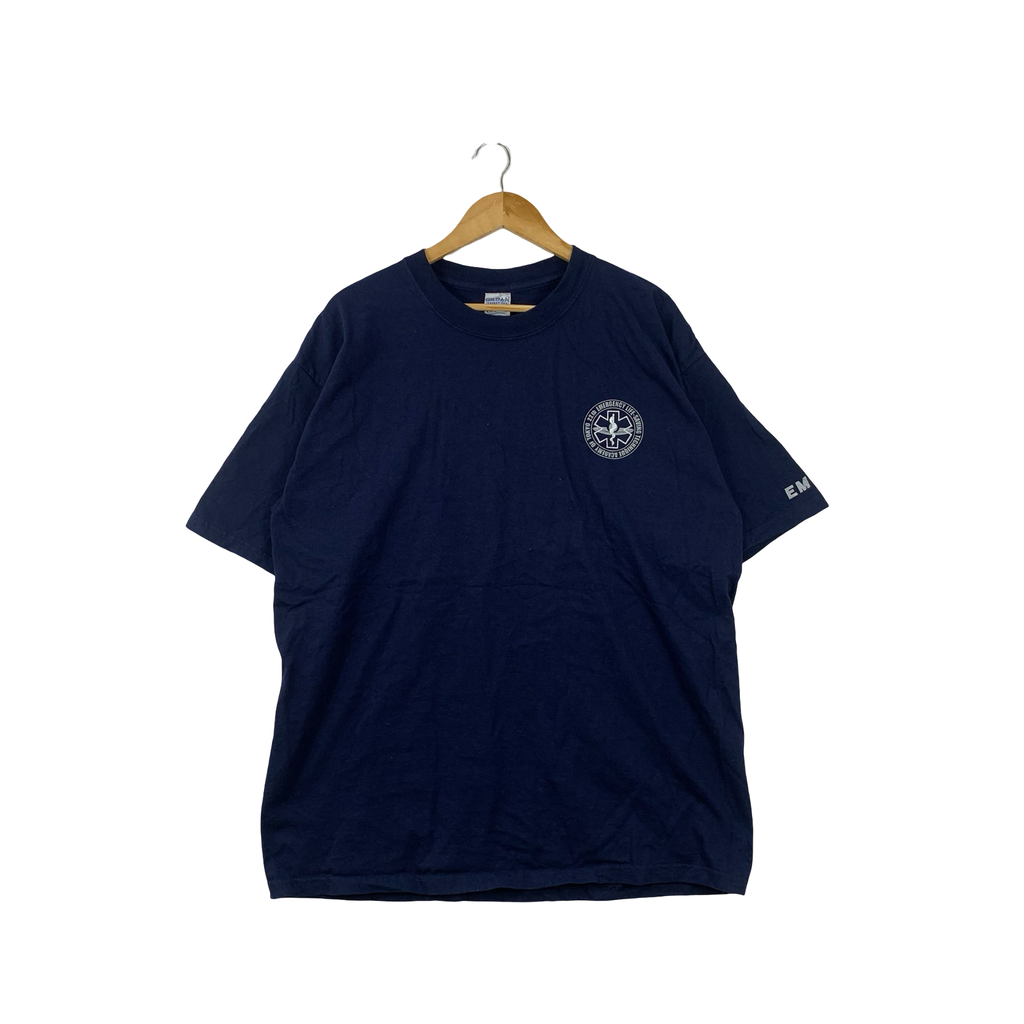 Vintage Y2K ACADEMY OF TOKYO Emergency Live Saving Tee Shirt Top Technique