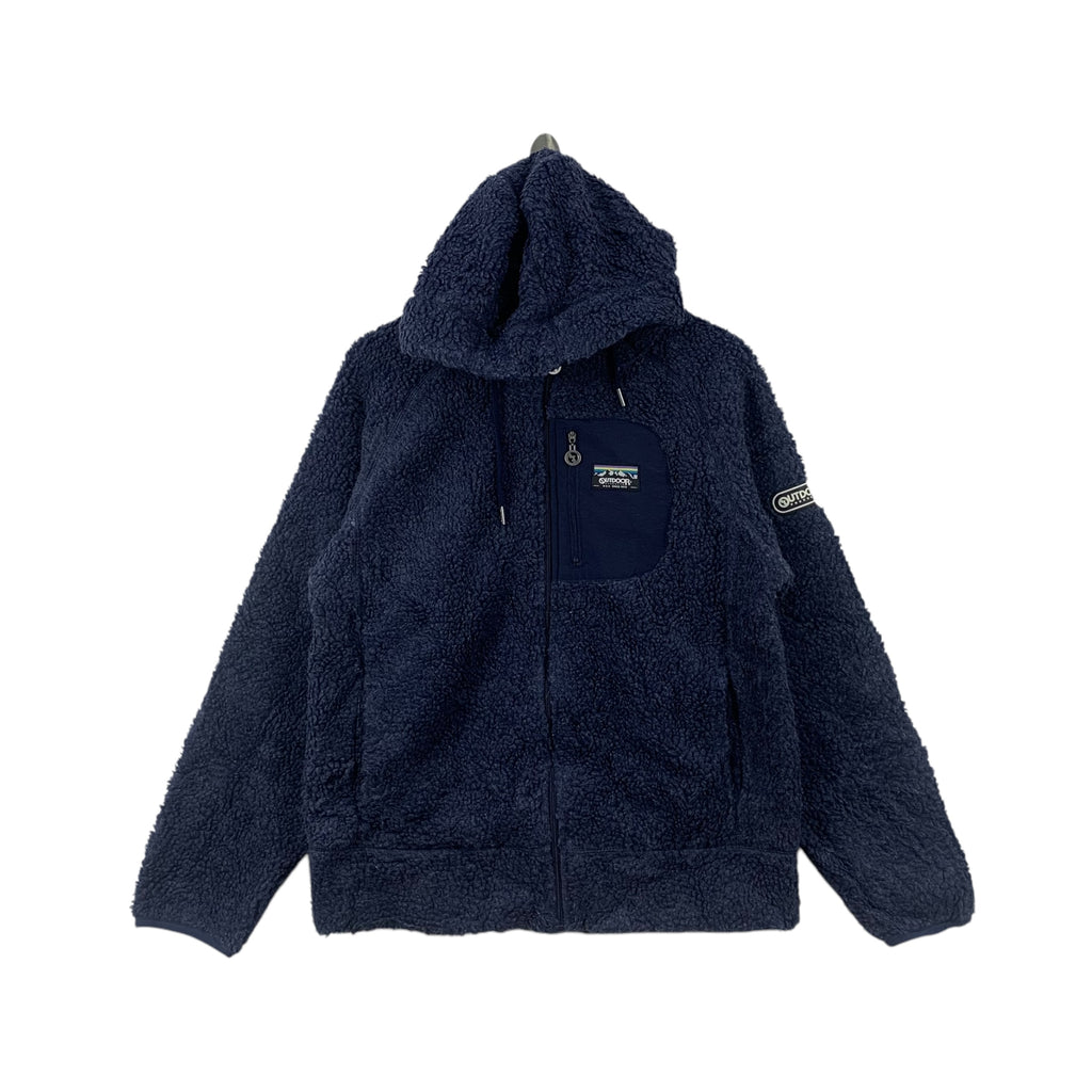 Vintage OUTDOOR PRODUCTS Deep Pile Bulky Fleece Jacket Parka Jacket Zipper