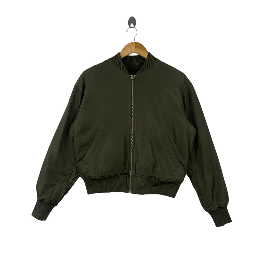 CECIL MCBEE MA-1 Bomber Flight Thermal Lining Jacket Coat Outdoor Windbreaker