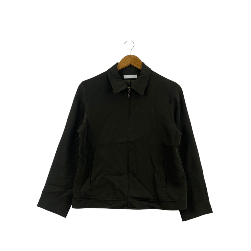 Vintage NICOLE FARHI Minimalist Design Zipper Jacket Coat Windbreaker