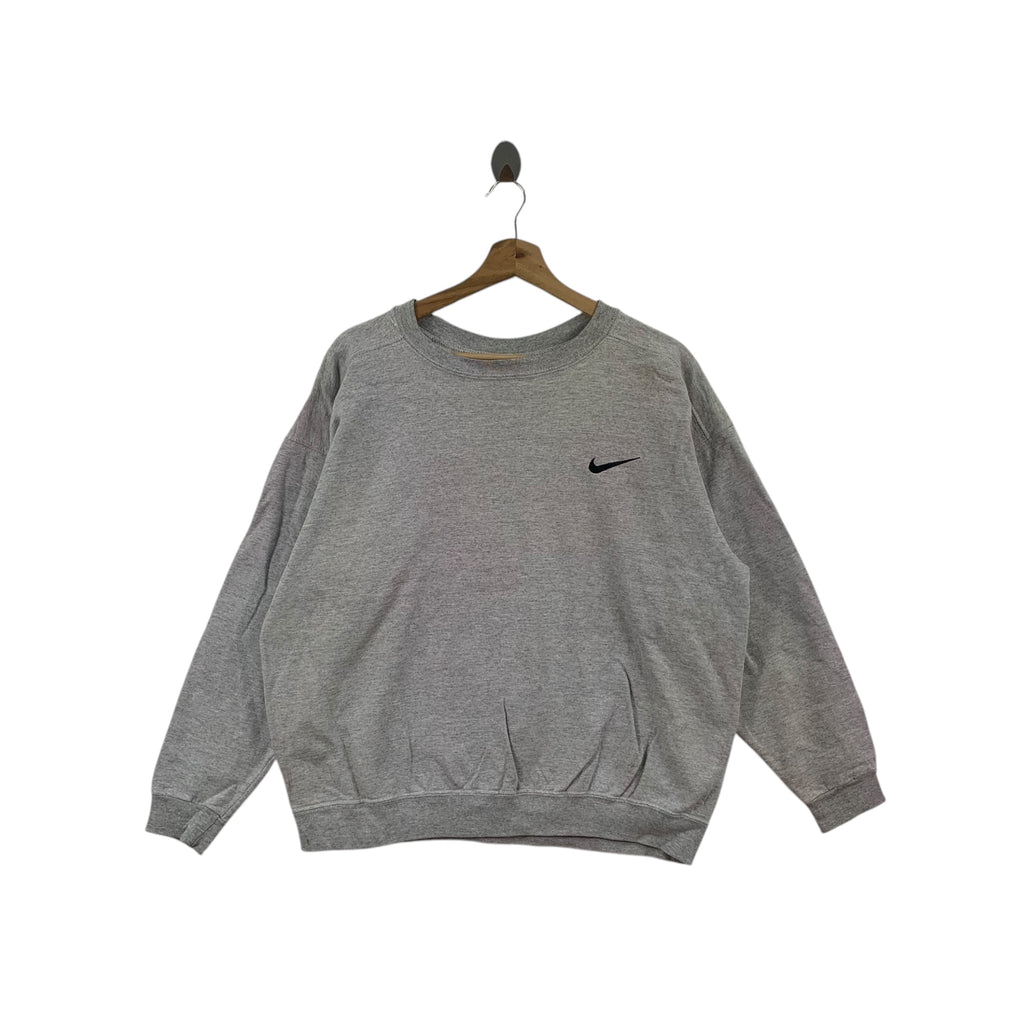 Vintage 90’ NIKE SWOOSH Made In USA Embroidered Sweatshirt Sweater Pullover Jumper