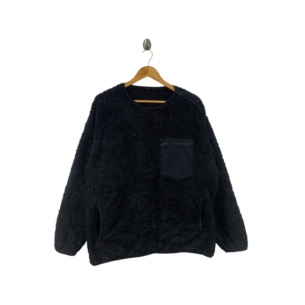 UNIQLO JAPAN Bulky Deep Pile Sherpa Retro X Fleece Sweater Sweatshirt Pullover