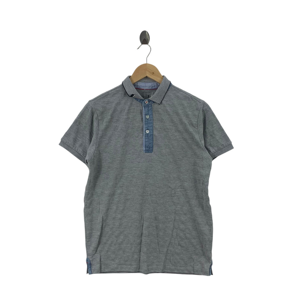 Vintage TAKEO KIKUCHI JAPAN Minimalist Design Polo Tee Shirt Top Studio Collection