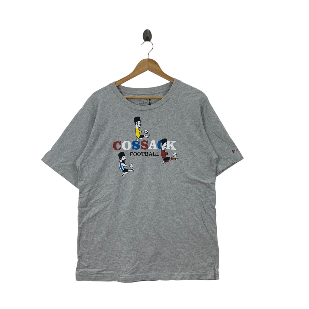 SOCCER JUNKY X GLOBAL WORK Cossack Football Tee Shirt Topu
