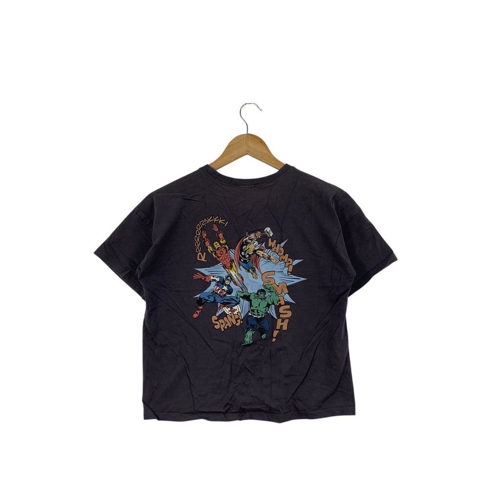 MARVEL SUPER HEROES My Little Wonder Crop Tee Shirt Top Comics Movie