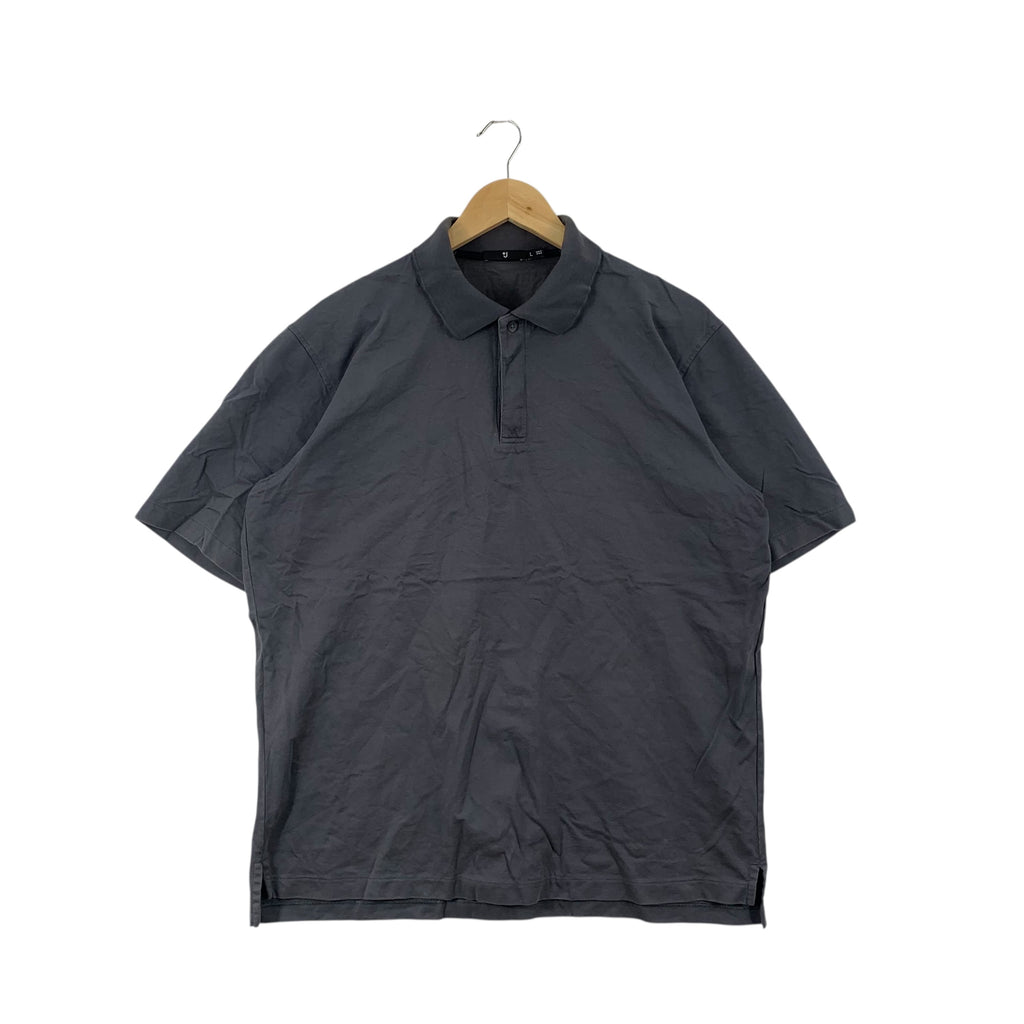 JIL SANDER x UNIQLO Collection Raf Simons Era Baggy Polo Tee Shirt Top Minimalist Design