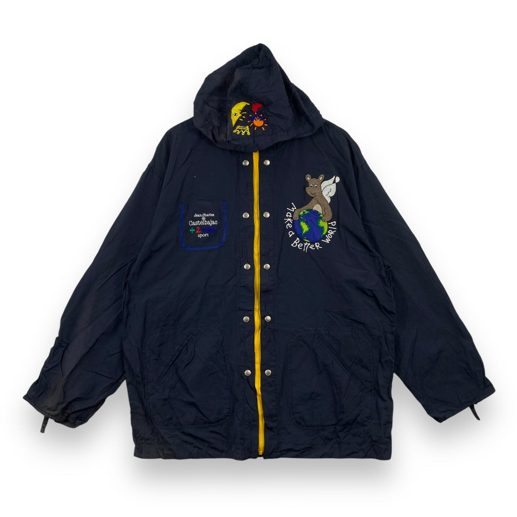 Vintage JEAN CHARLES DE CASTELBAJAC Nature Faded Jacket Windbreaker Parka