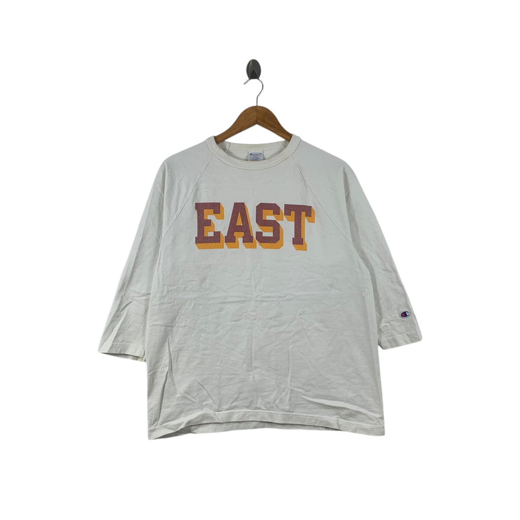 Vintage CHAMPION EAST Heavyweight Jersey Tee Shirt Top Made In USA