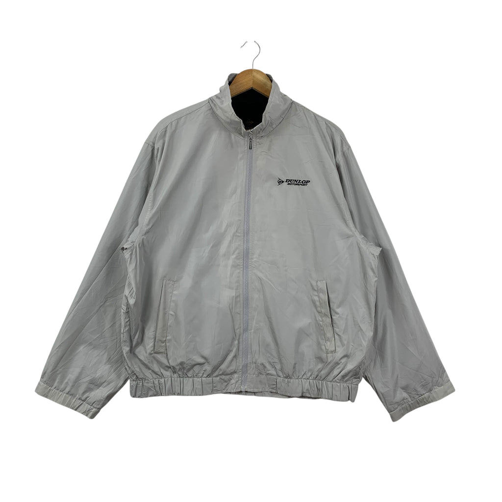 Vintage DUNLOP MOTORSPORT RACING TEAM Classic Cut Jacket Zipper Windbreaker