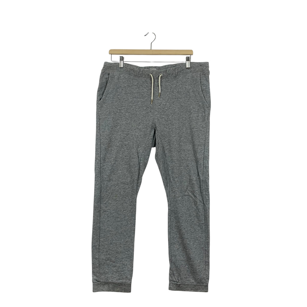 QUIKSILVER SURF Minimalist Design Gray Jogger Pant Sweatpants Track