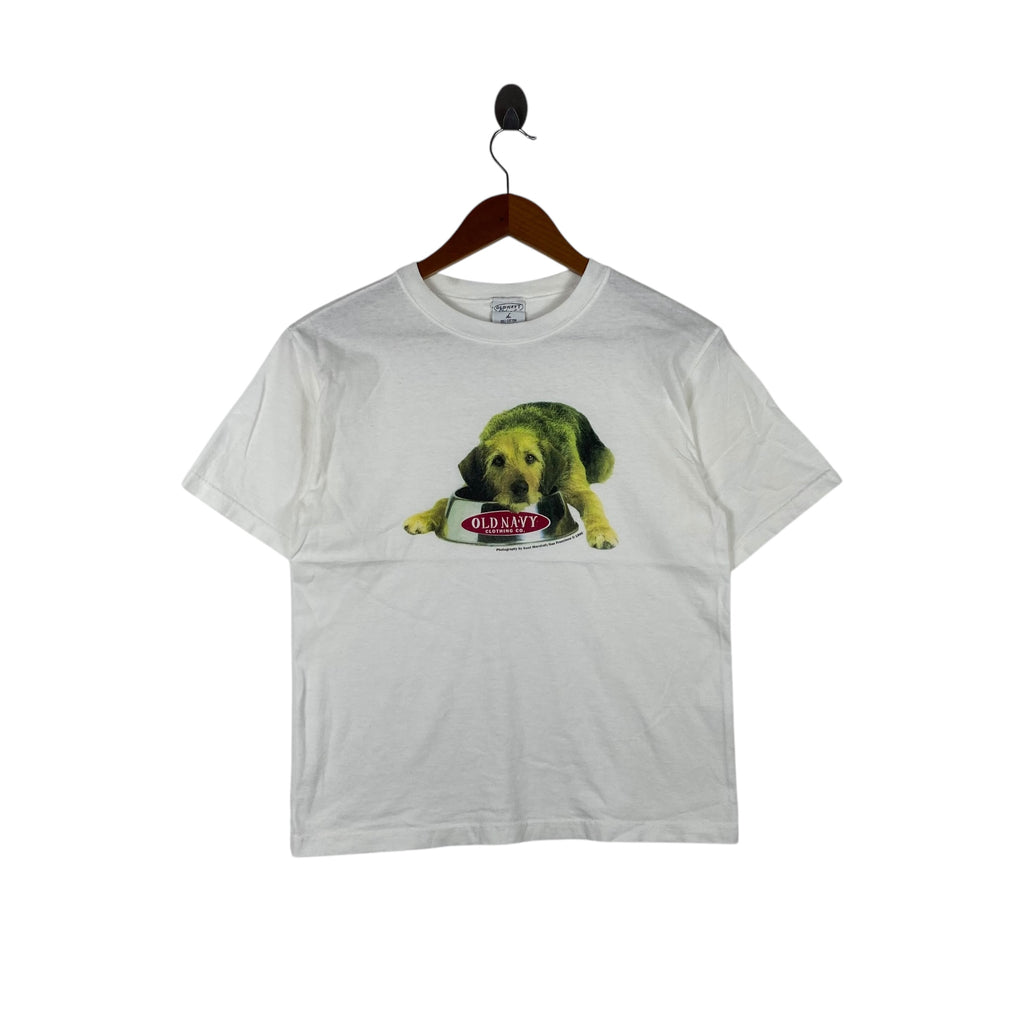 Vintage 1996 PHOTOGRAPHY KENT MARSHALL Old Navy Dog Tee Shirt Top San Francisco Collection