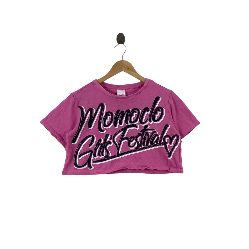 MOMOIRO CLOVER  Z Momoclo Girls Festival Crop Top Tee Shirt Anime Idol