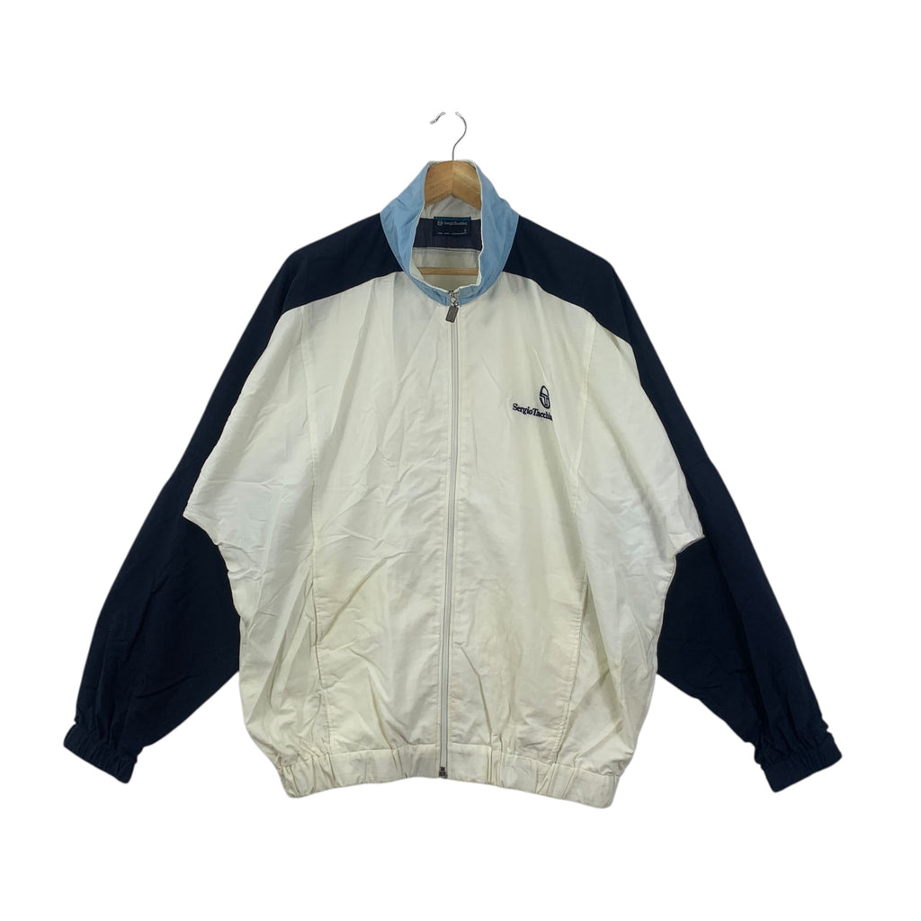 Vintage SERGIO TACCHINI ITALY Tennis Zipper Jacket Outdoor Windbreaker