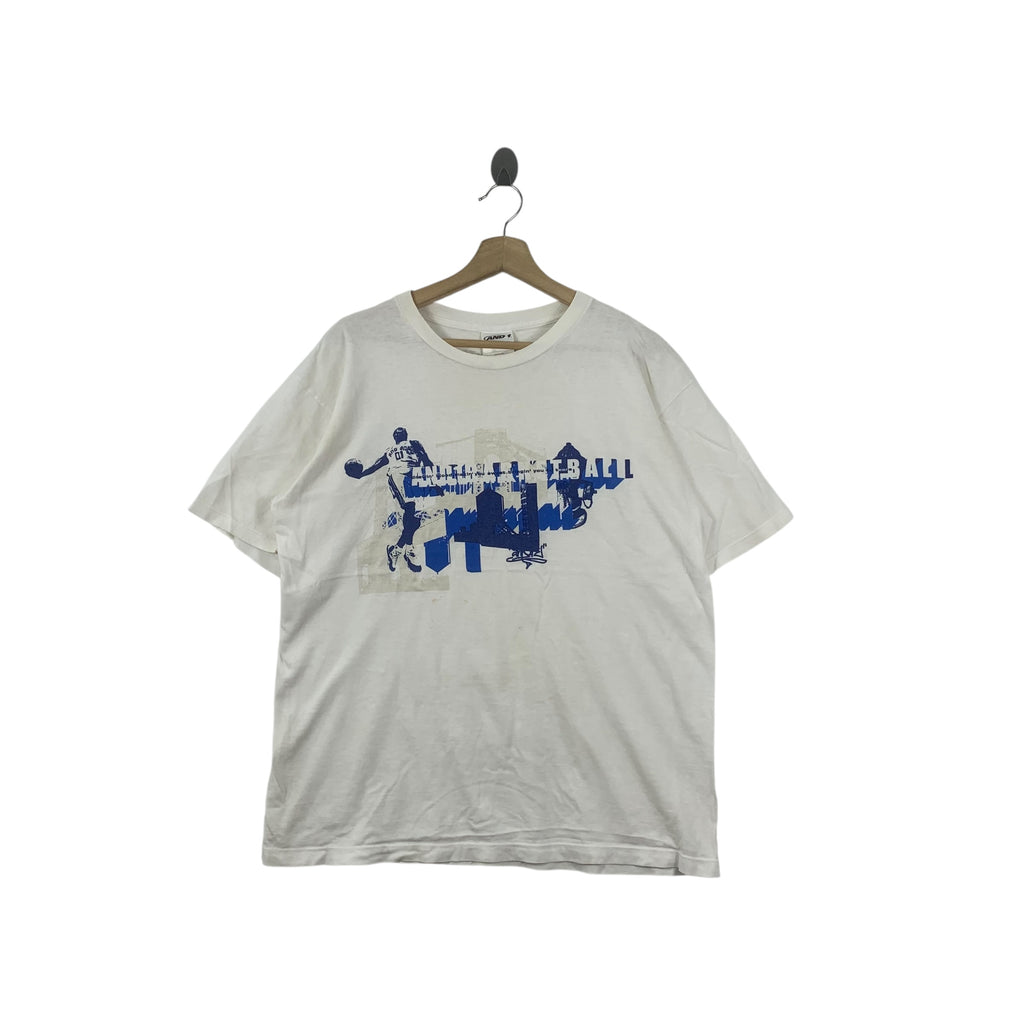 Vintage AND 1 GRAFFITI Slam

Dunk Basketball NBA Tee Shirt Top World Champion
