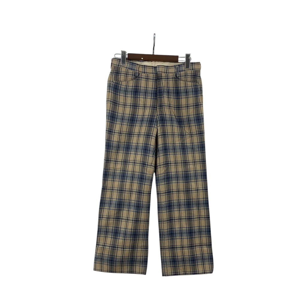 Vintage DAKS ENGLAND Nova Checks Tartan Pant Trouser Casual Workwear Bottom