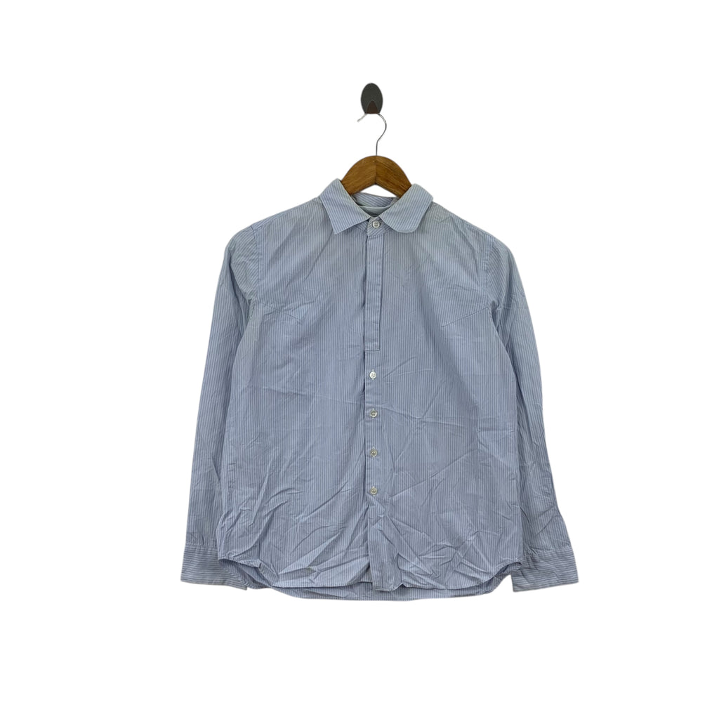Vintage ISSEY MIYAKE IS Sunao Kuwahara Button Up Tee Shirt Top Casual