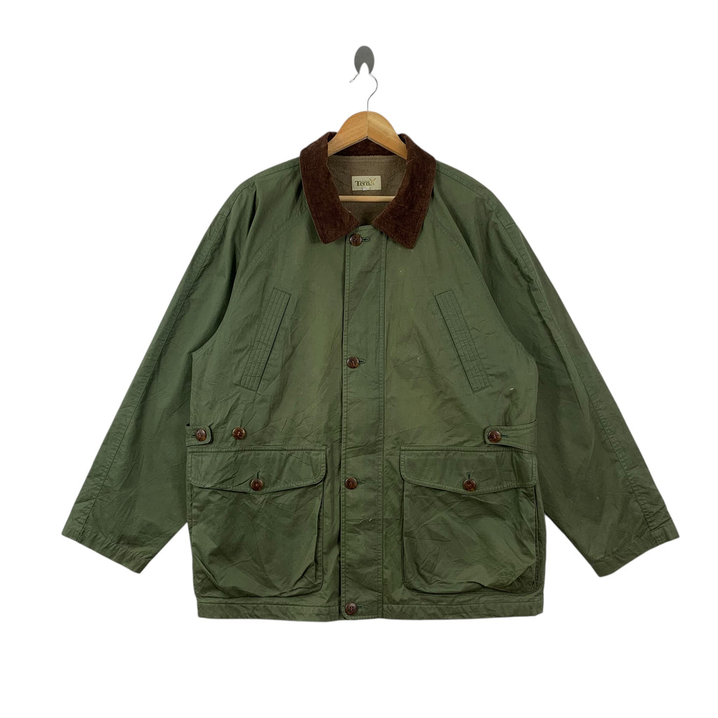 Vintage TERN GREAT BRITAIN Hunting Outdoor Jacket Thermal Lining Coat Windbreaker