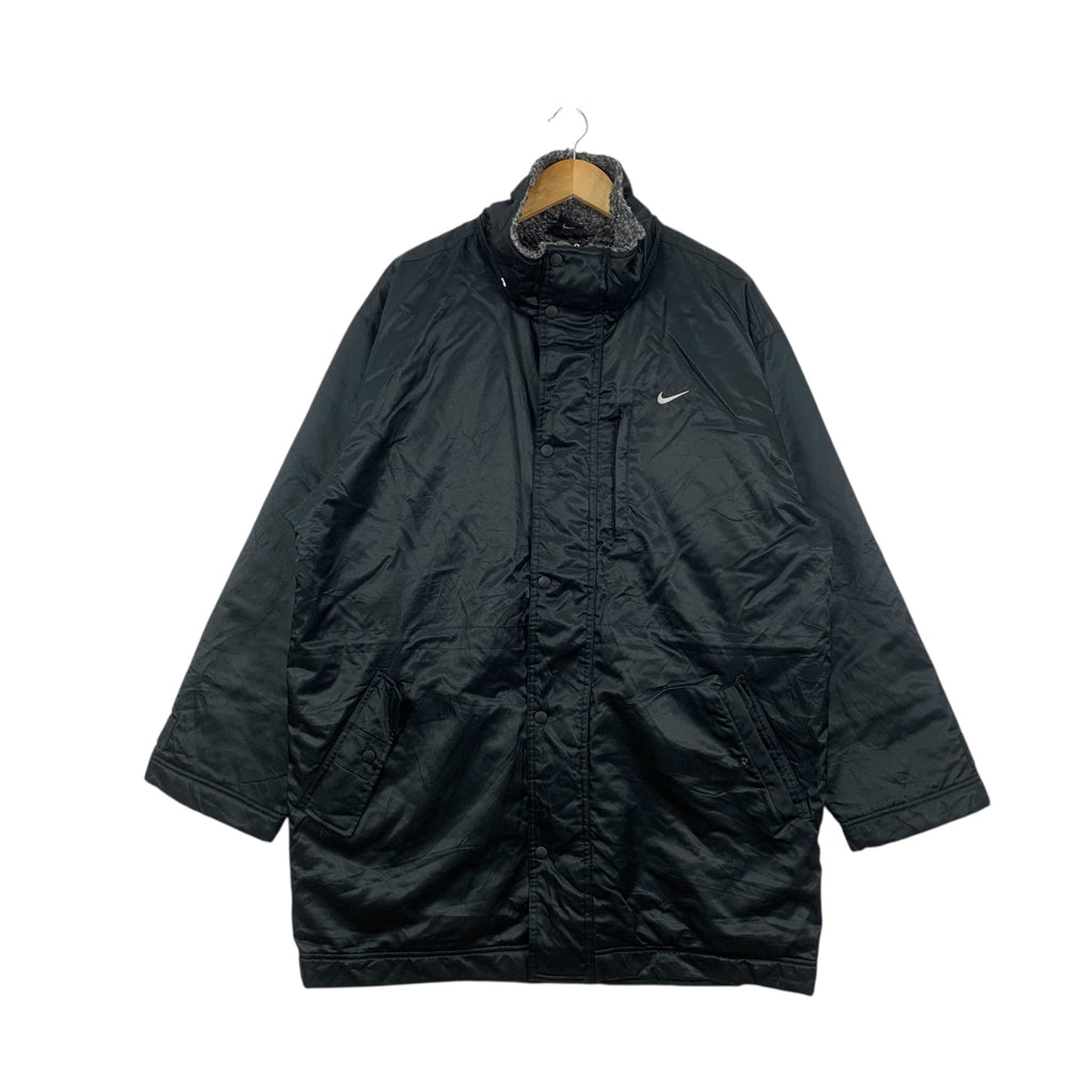 Vintage NIKE SHEARLING Wind Proof Water Repellent Coach Outdoor Jacket Parka Windbreaker
